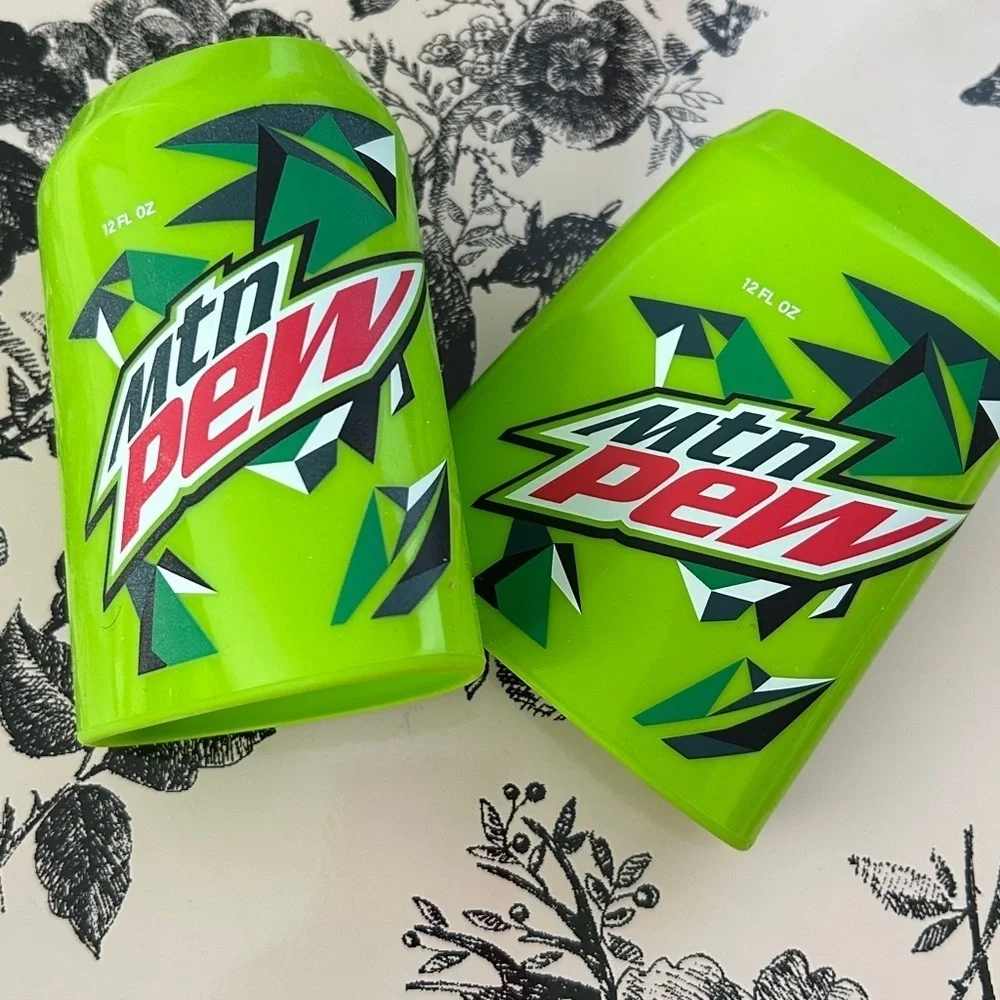 Coca-Cola and Mountain Pew Silicone Can Covers - BRAND NEW